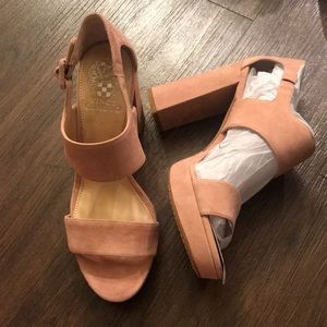 NEW Vince Camuto Platform Block Sandal Heels
